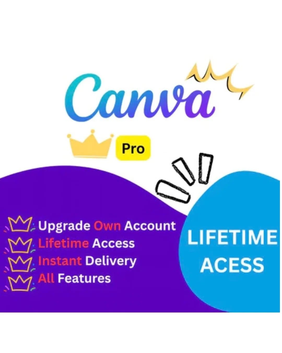 canva pro | Unlimited templates | Premium access | upgrade own account — photo 2