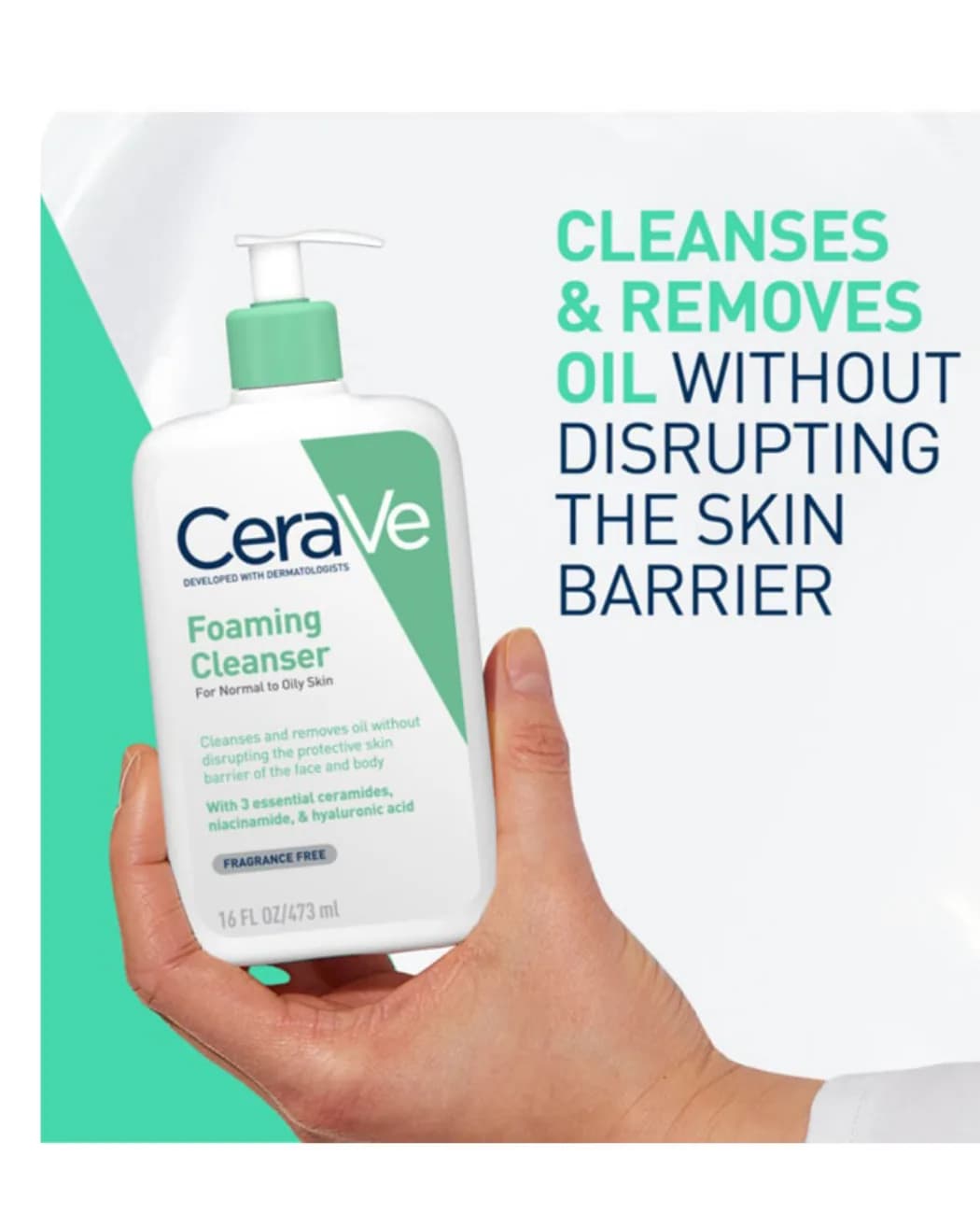 CeraVe Foaming Cleanser - For Normal to Oily Skin 236 ML — photo 2